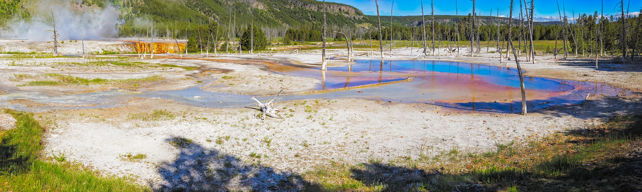Black Sand Geyser Basin Opalescent-Pool-