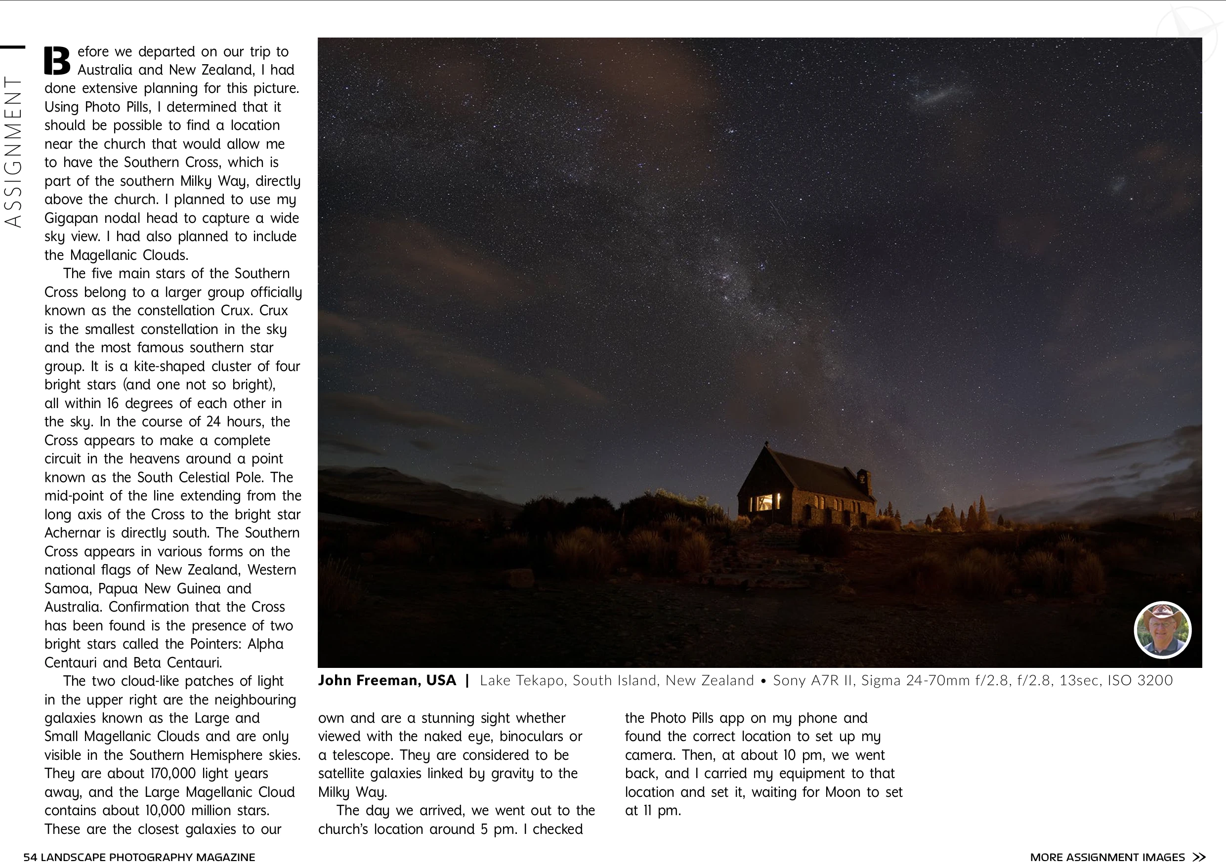 Church of the Good Shepherd featured in Landscape Photography Magazine