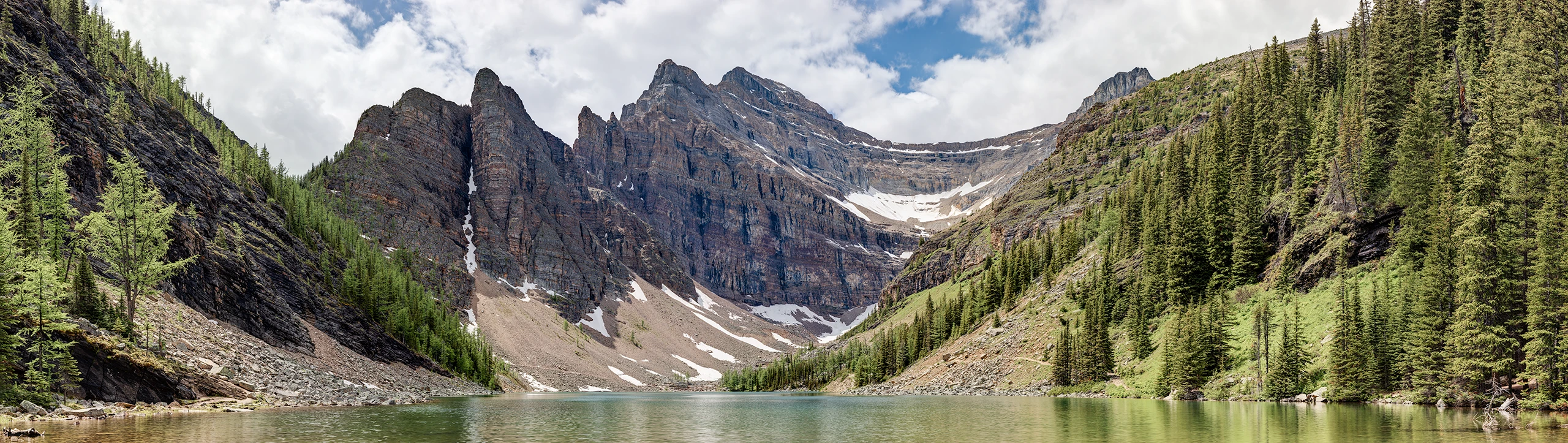 Lake Agnes at the Tea House, Banff National Park, Alberta, Canada