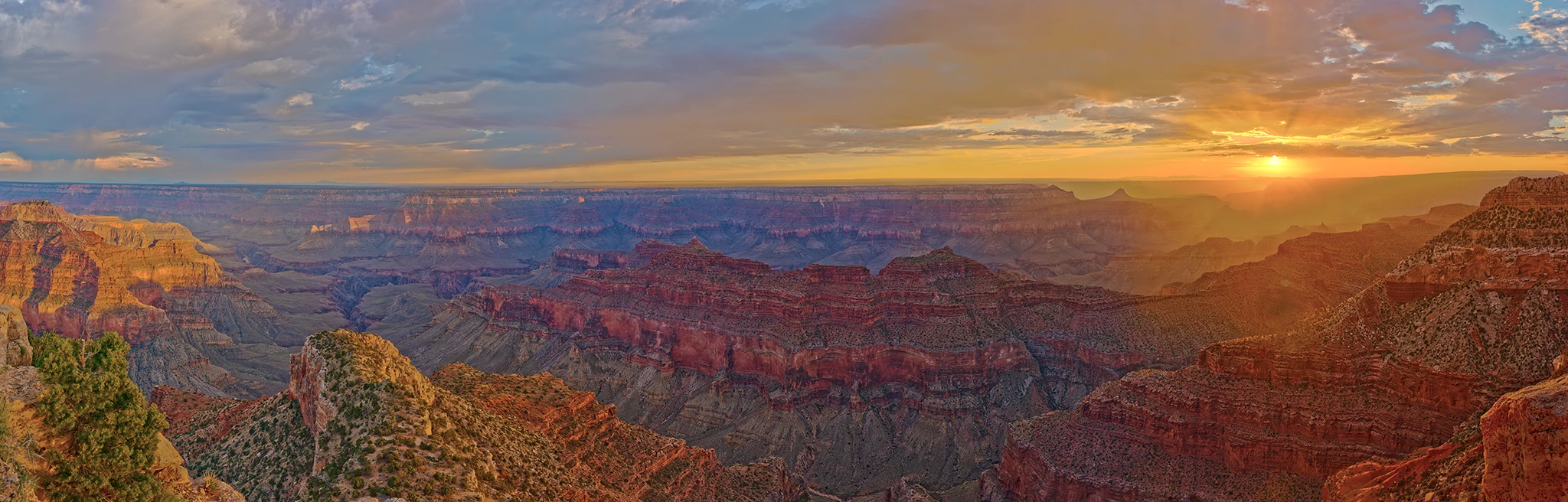 Monsoon Sunset at Point Sublime
