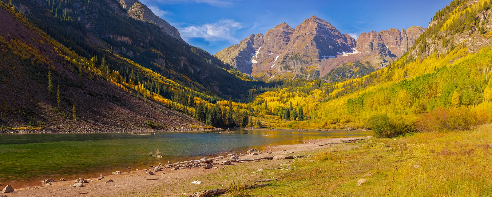 Maroon Bells in Fall Regalia