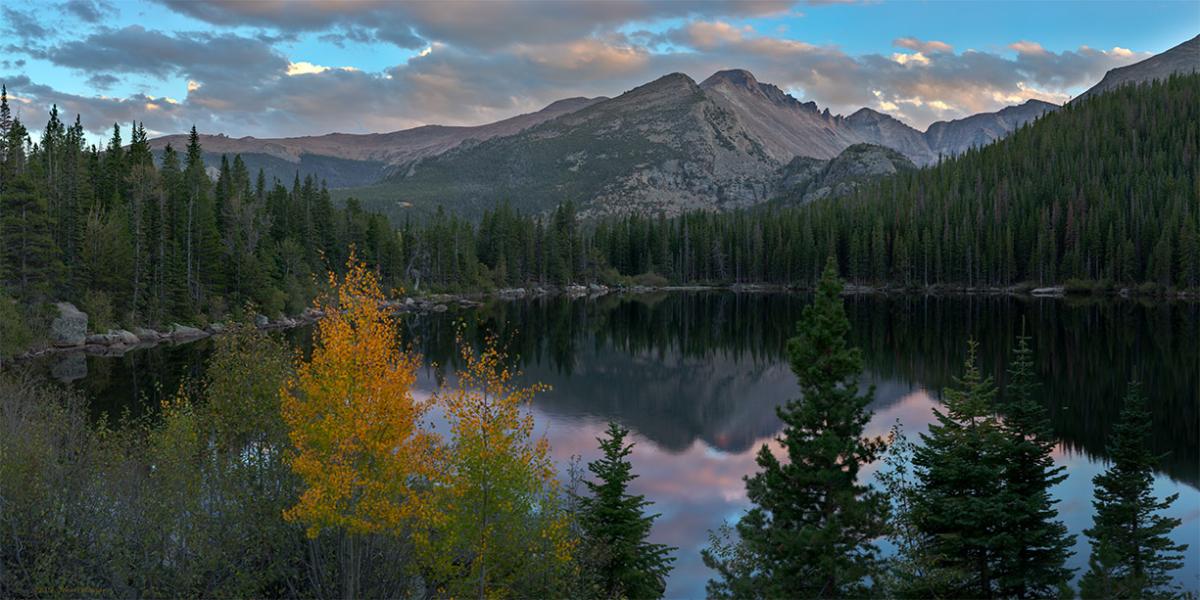 Fall Sunset at Bear Lake