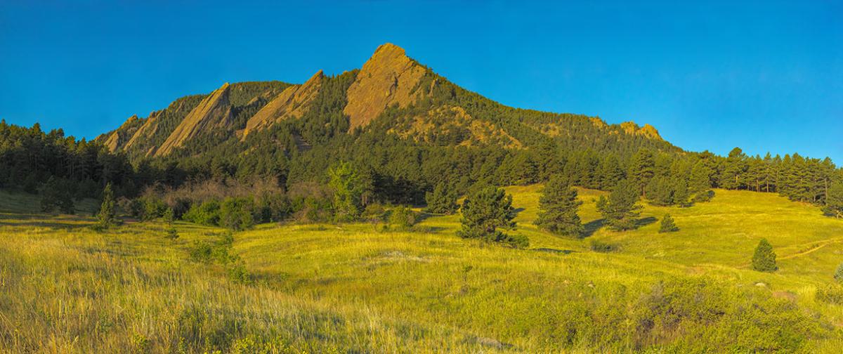 Flat Irons from Chautauqua Park