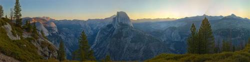 First Light on Half Dome