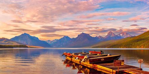 Lake McDonald in Sunset Glow