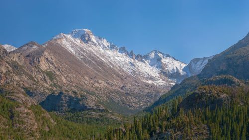 Longs Peak Dusted in Snow II
