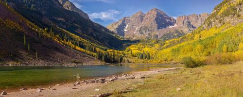 Moroon Bells in Fall Regalia