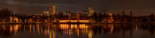 Spring Evening in City Park